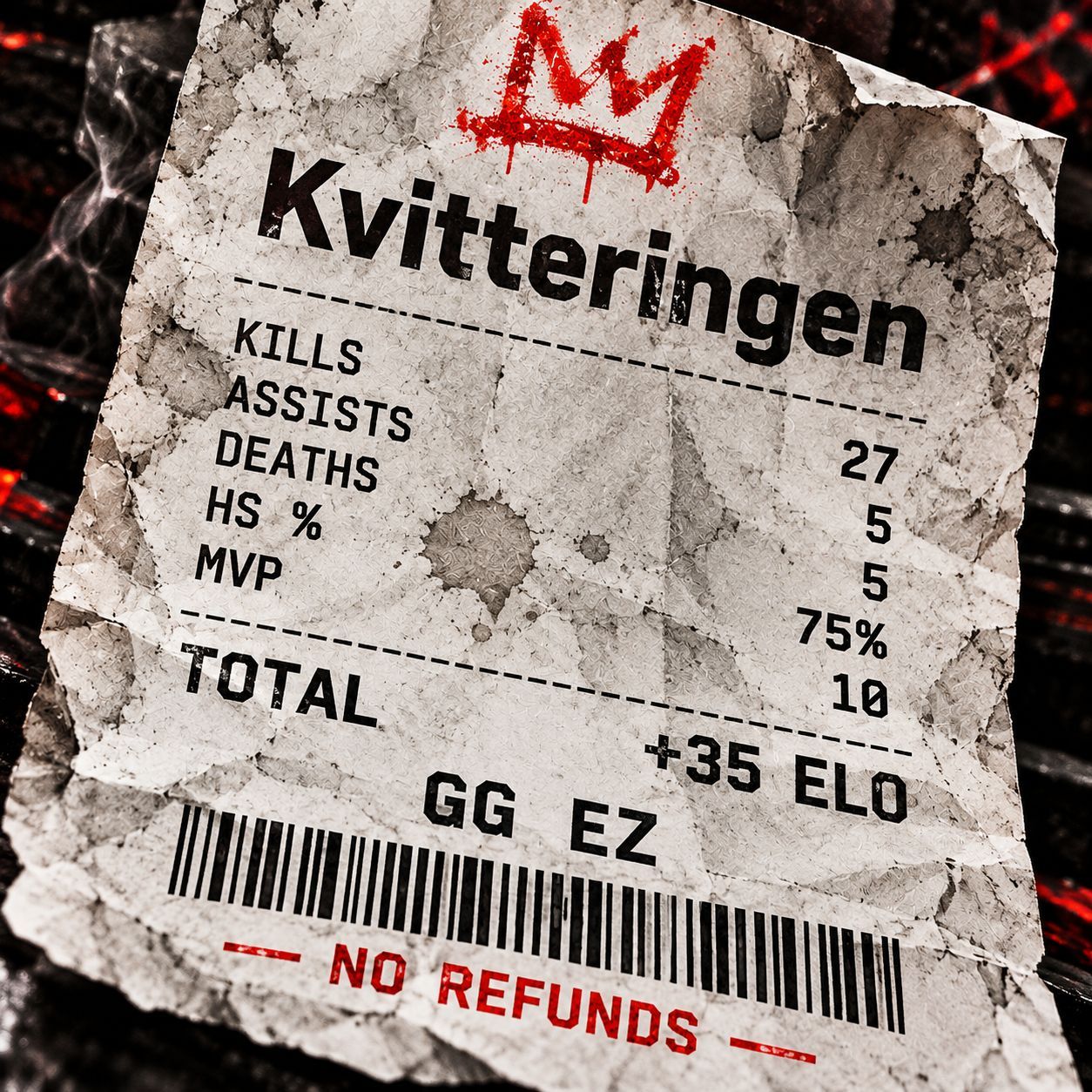 Kvitteringen