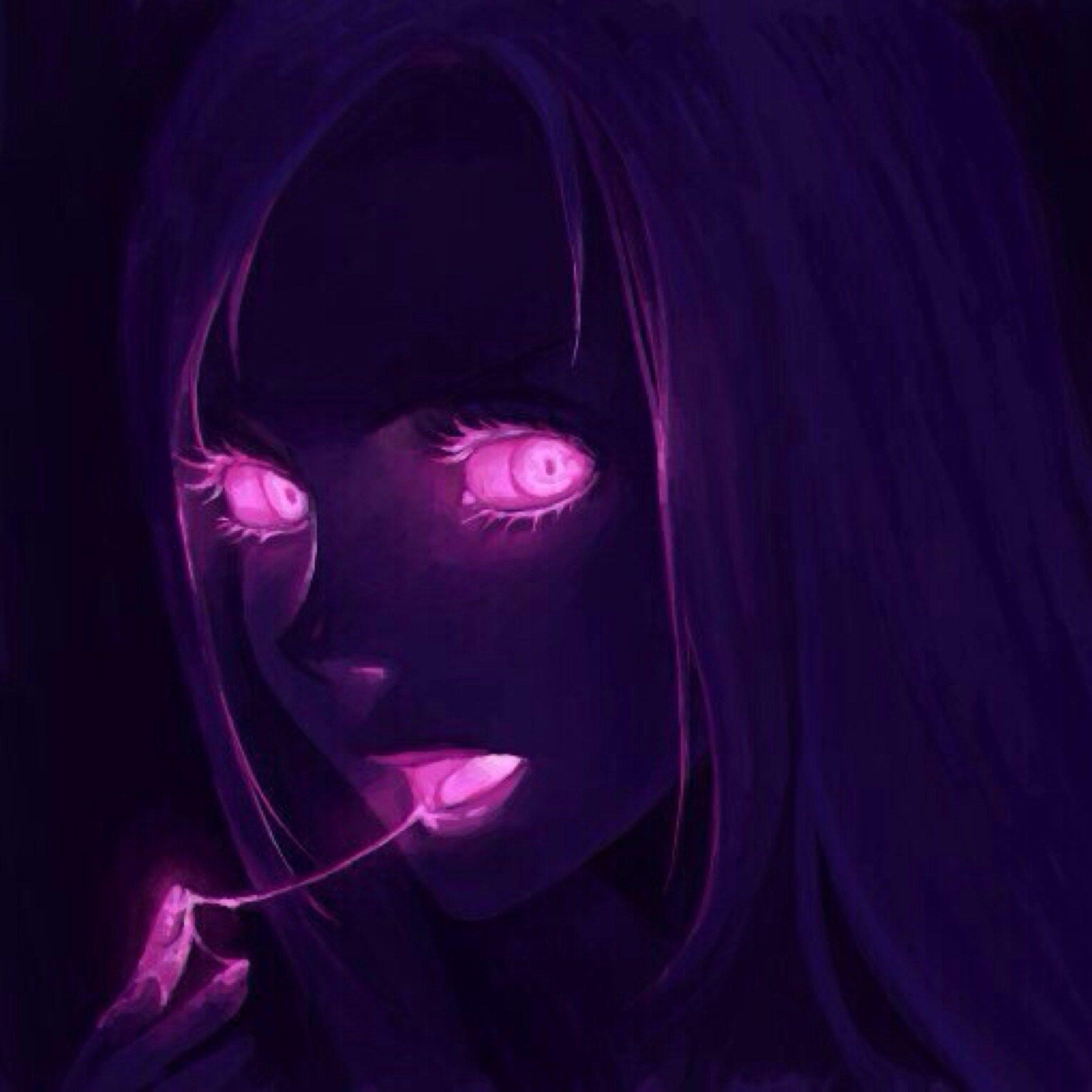 Фиолетово черный арт